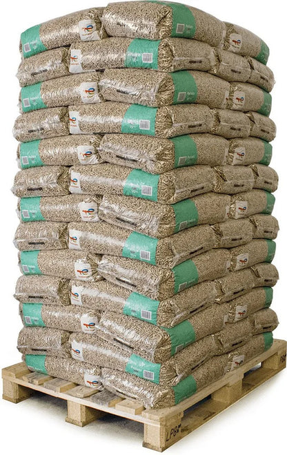 TotalEnergies Holzpellets Premium – 975 kg Palette (65 x 15 kg Säcke)
