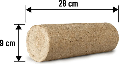 Heizfuxx Nestro XL Blue Weichholzbriketts – 960 kg Palette (96 x 10 kg)