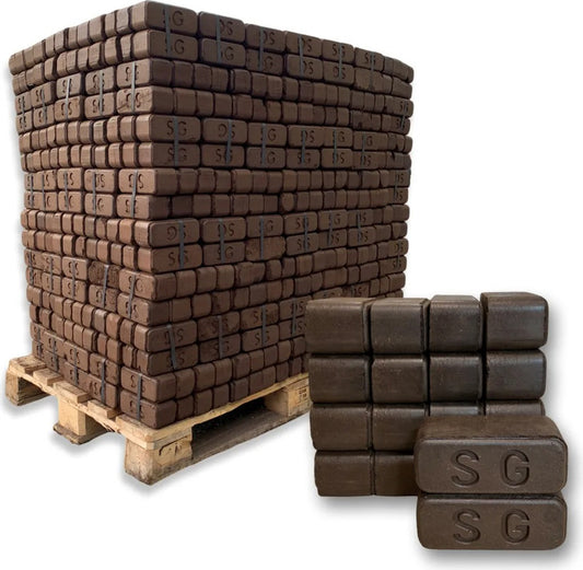 Feuerpracht Premium Torfbriketts – Palette 960 kg