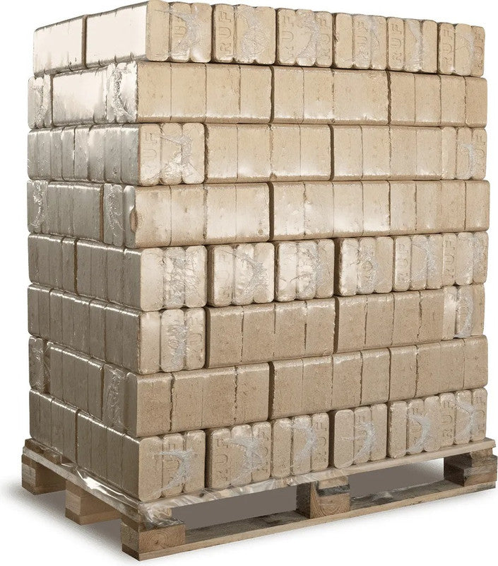 Heizfuxx RUF Original Blue Briketts – 960 kg Palette (96 x 10 kg)
