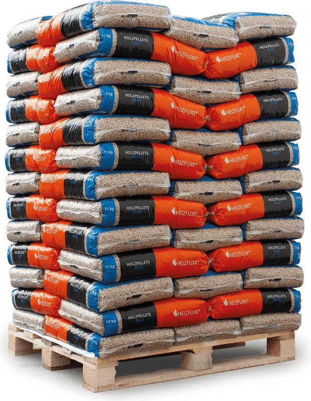 Heizfuxx Blue Holzpellets – 975 kg Palette (65 x 15 kg)